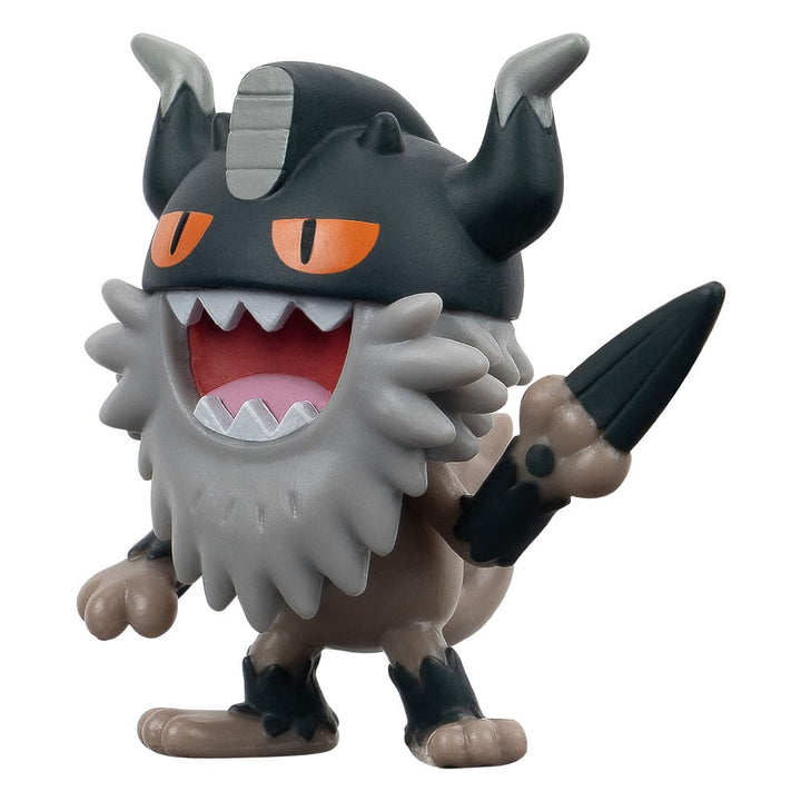 Pokémon Pikachu and Perrserker and Hawlucha 1.9" Scale Battle Figure Set (3-Pack)