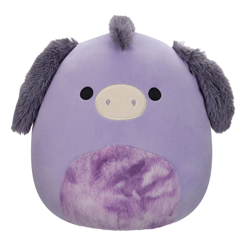Squishmallows Deacon Purple Donkey Plush Figure with Tie Dye Belly 30 cm