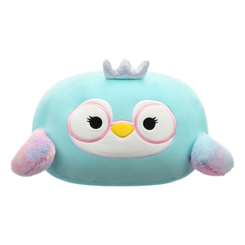Squishmallows Blue Swan Cecilia Plush Figure with Crown 30 cm