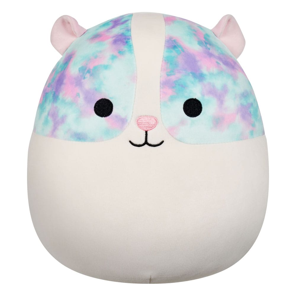 Squishmallows Guinea Pig Rhys Plush Figure 30 cm with Multicolored Eyepatches