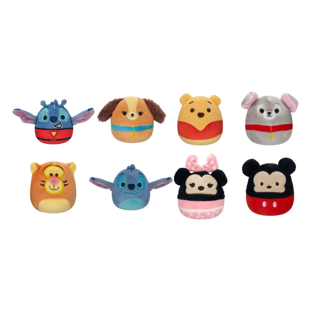 Disney Squishmallows Plush Figures Assortment 5 cm 12 Pack
