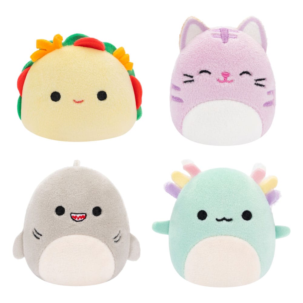 Squishville Mini Squishmallows Plush Figure 4 Pack A 5 cm