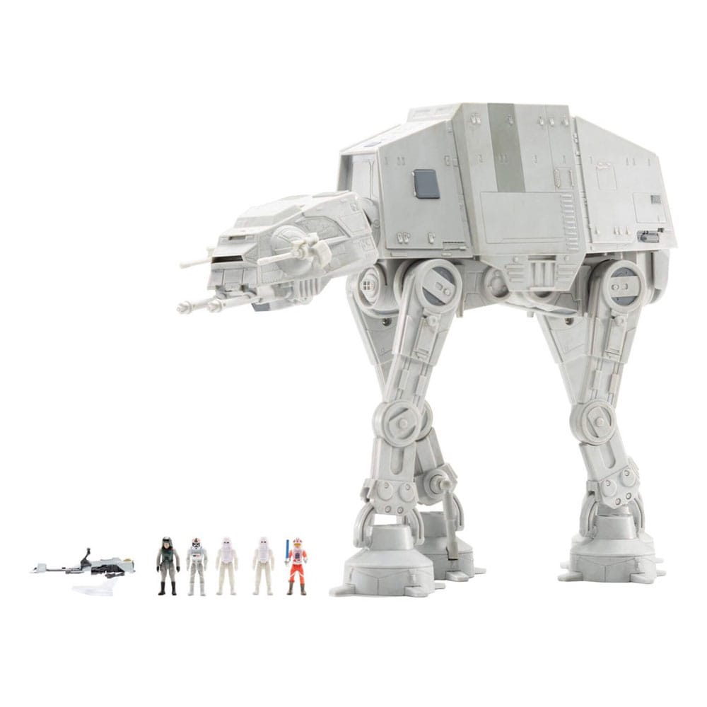 Star Wars Assault Class AT AT Star Wars Micro Galaxy Squadron Feature Vehicle with Figures 24 cm
