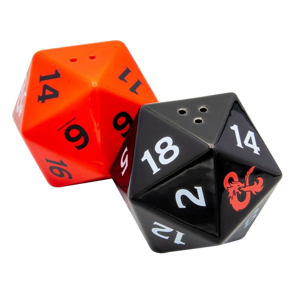 Dungeons and Dragons 3D Salt and Pepper Shaker Dice Set