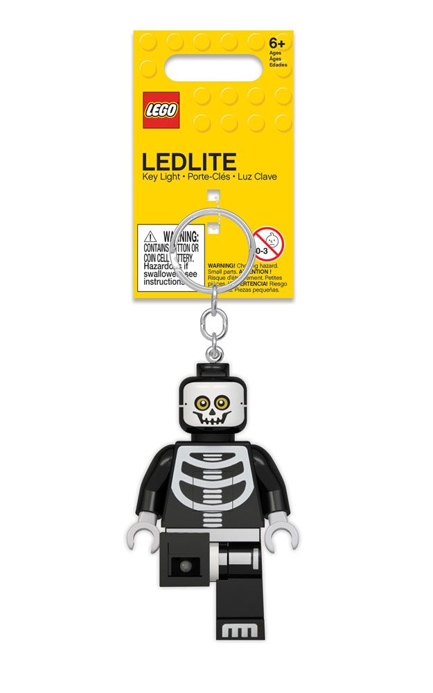 LEGO Classic Skeleton Light Up Keychain 8 cm