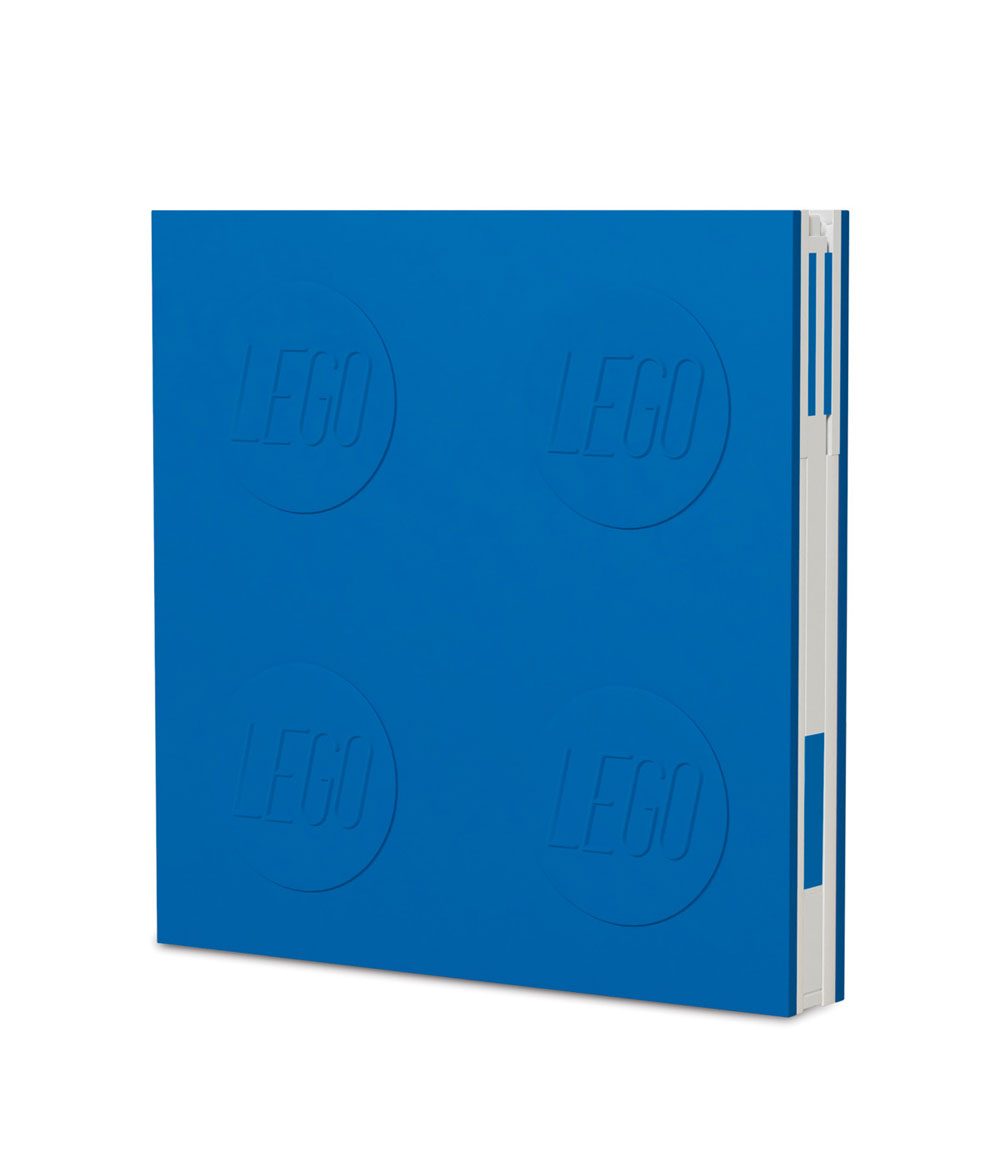 LEGO Blue Notebook with Pen Stationery Set