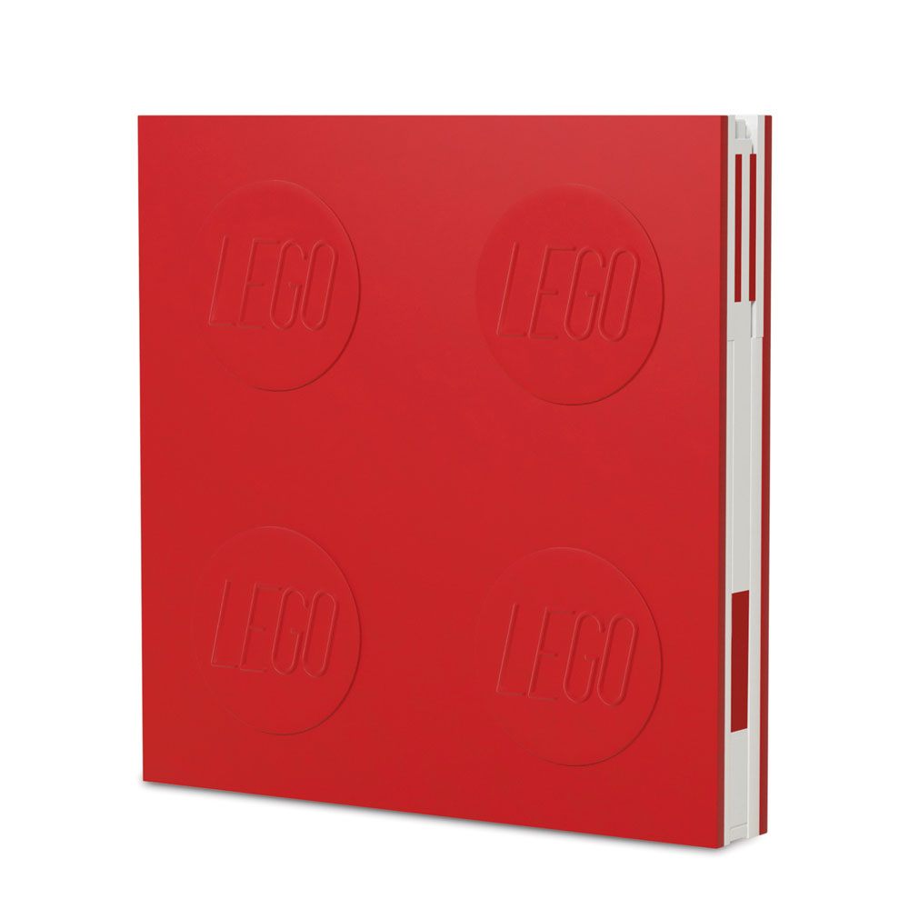LEGO Red Notebook with Pen Stationery Set