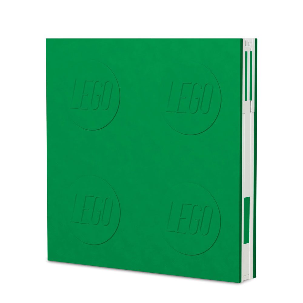 LEGO Green Notebook with Pen Stationery Set
