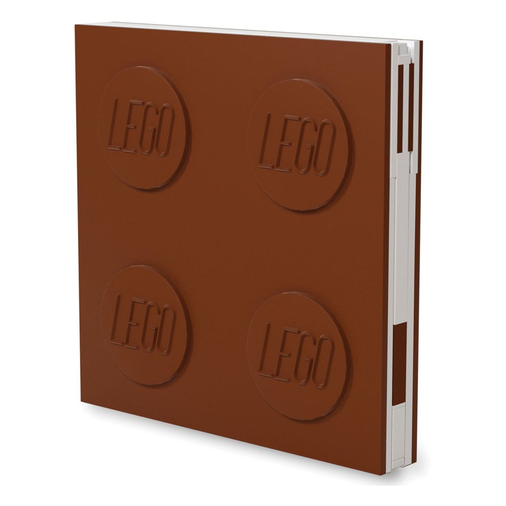 LEGO Brown Notebook with Pen Stationery Set