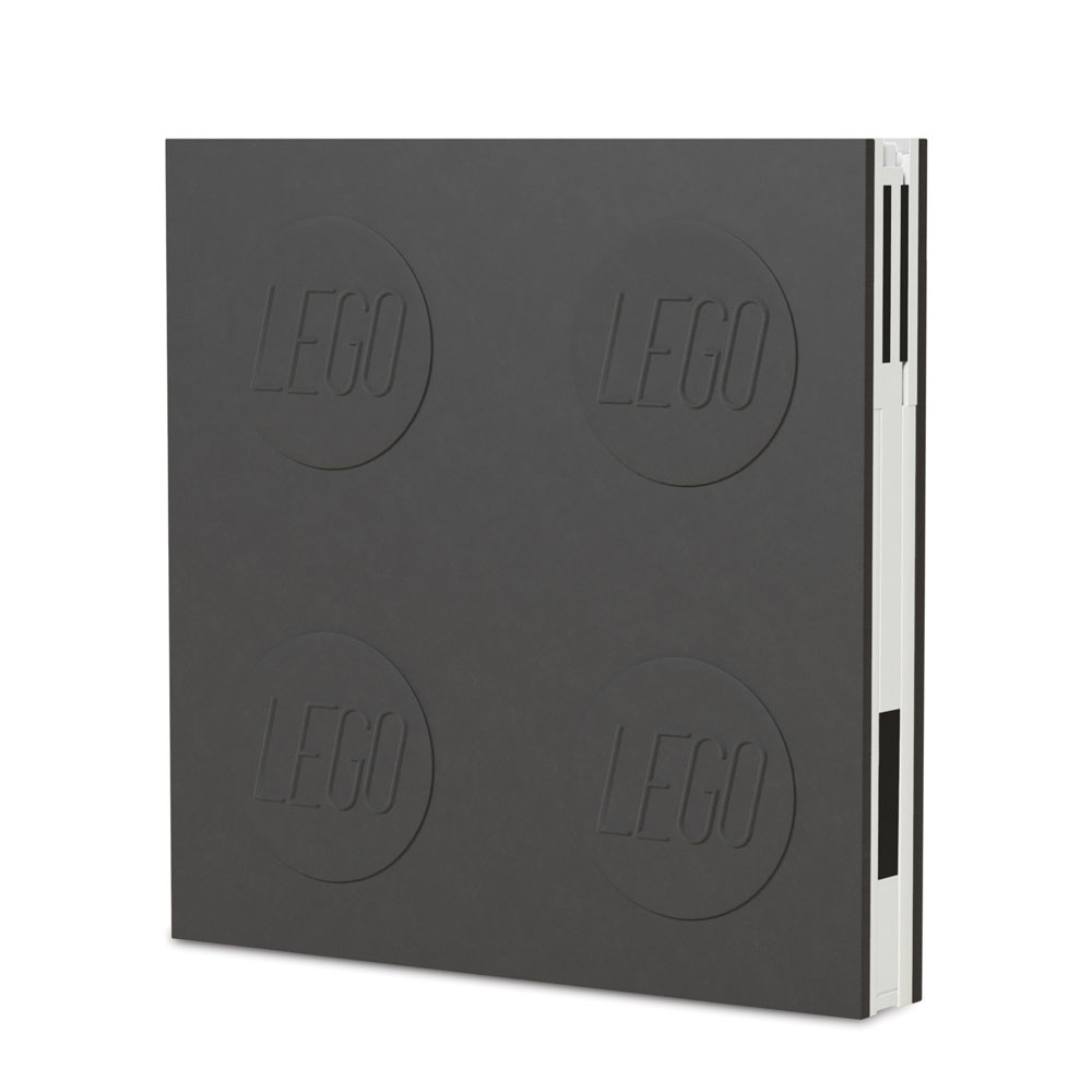 LEGO Black Notebook with Pen Stationery Set