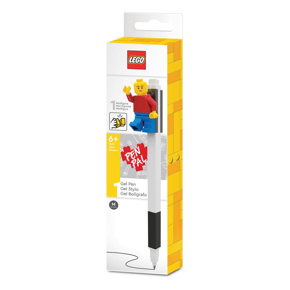 LEGO Black Gel Pens with Minifigure