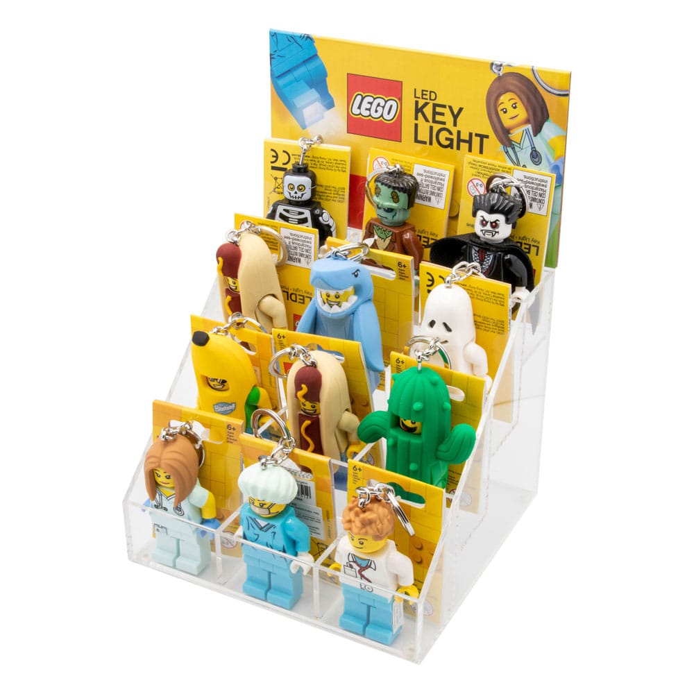 Lego Acrylic Counter Display Stand for Light Up Keychains