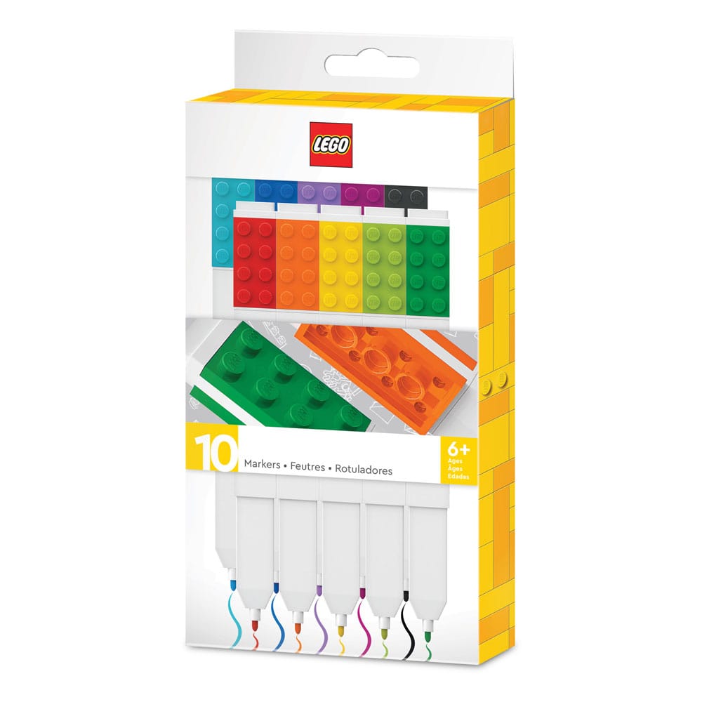 LEGO Felt Tip Pens Set 10 Pieces