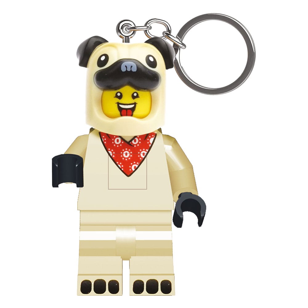 LEGO Minifigures Pug Light Up Keychain 8 cm