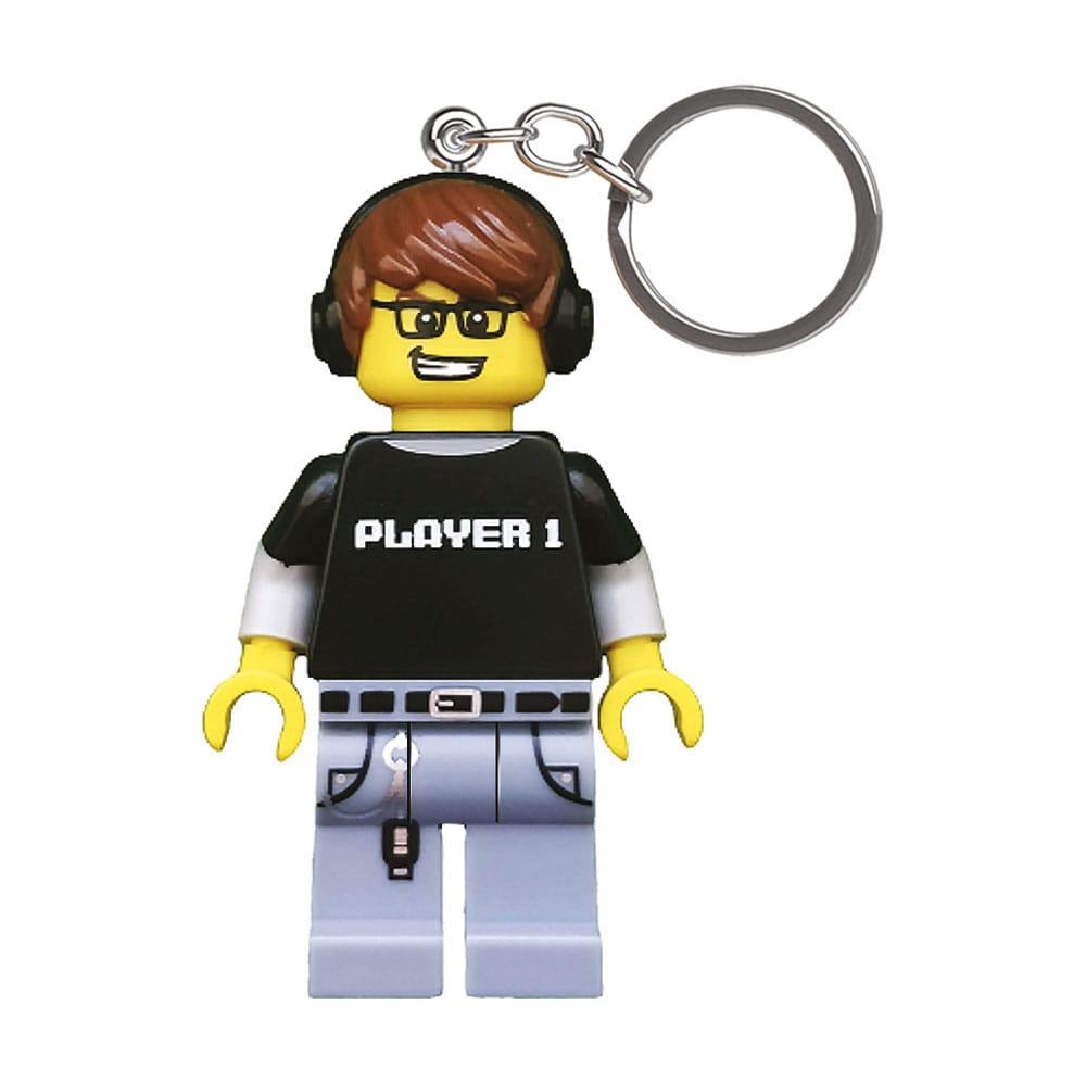 LEGO Minifigures Video Game Guy Light Up Keychain 8 cm