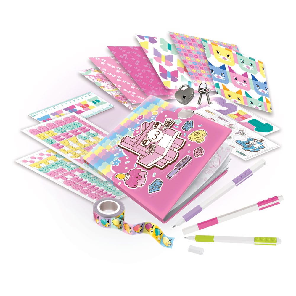 LEGO Secret Diary Set with Lock Cat Design