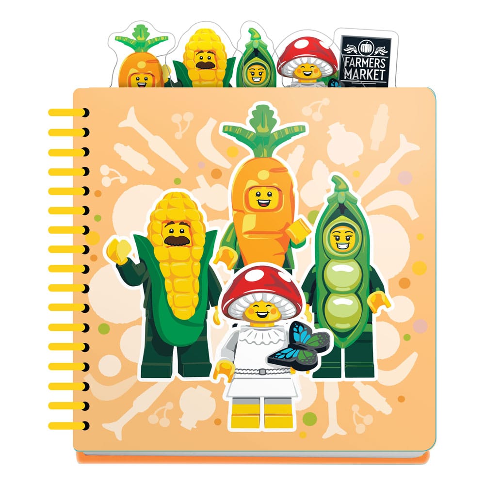LEGO Minifigures Farmers Market Tab Notebook