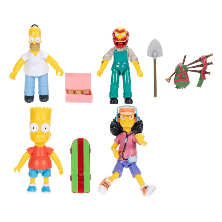 The Simpsons Wave 1 Mini Figure Assortment 13 cm Set of 6