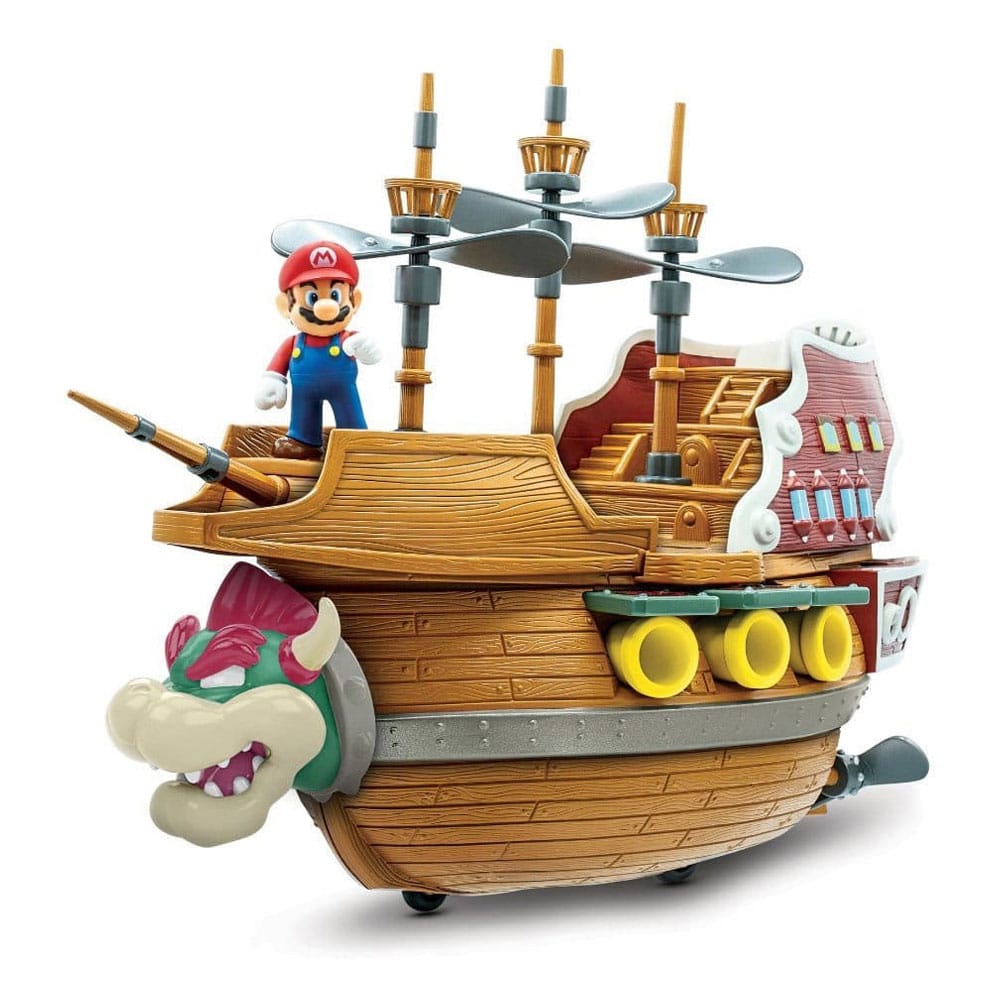 World of Nintendo Super Mario Bowser Airship Deluxe Playset
