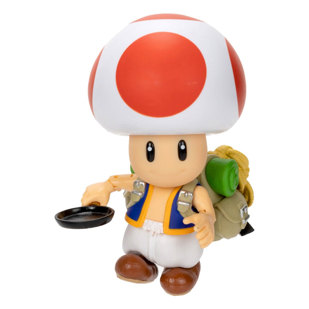 Super Mario Bros Movie Toad Action Figure 13 cm with Accessories