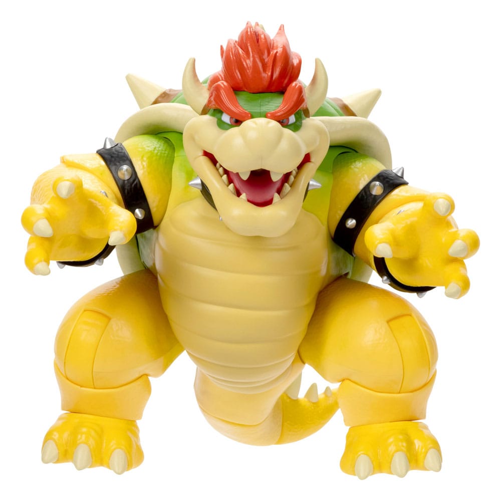 Super Mario Bros Movie Bowser Action Figure 18 cm with Fire Breath Detail