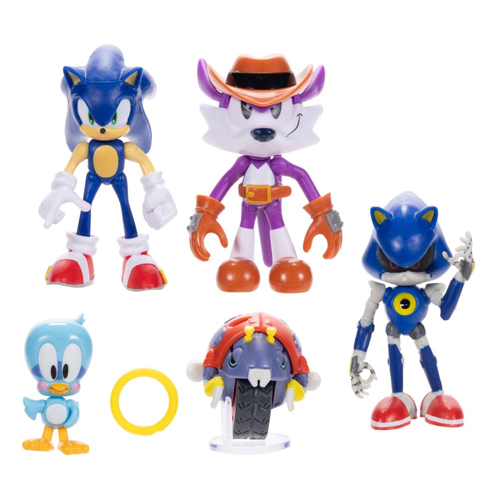 Sonic The Hedgehog Mini Figure Wave 18 6 cm Assortment 6 Pack