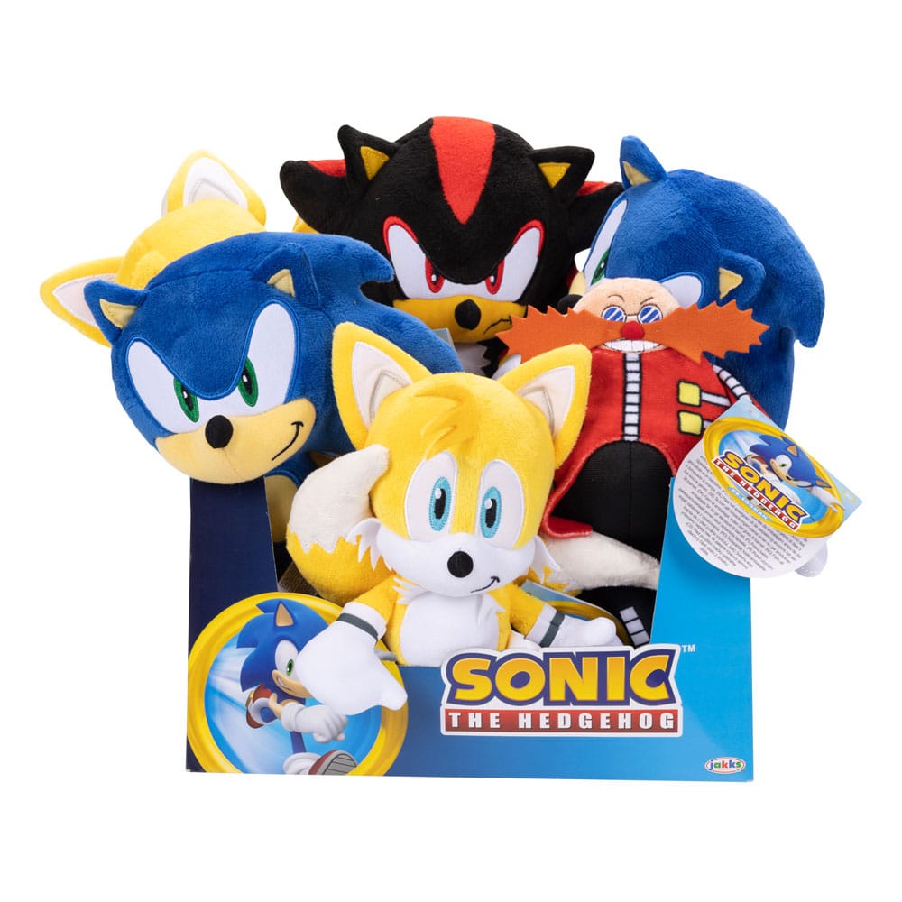 Sonic The Hedgehog Plush Figures Wave 10 23 cm Assortment 8 Pack