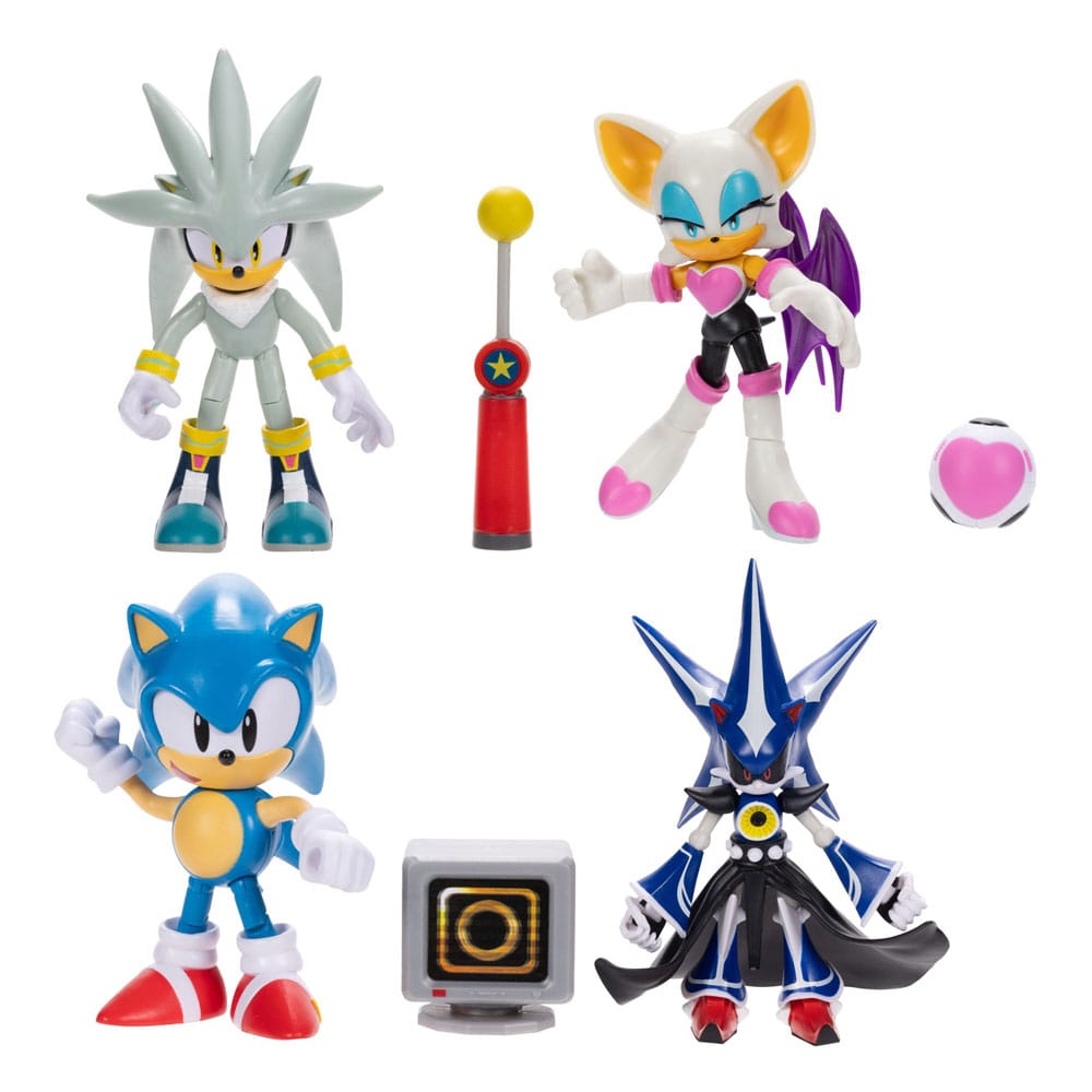Sonic The Hedgehog Mini Figure Wave 17 10 cm Assortment 6 Pack