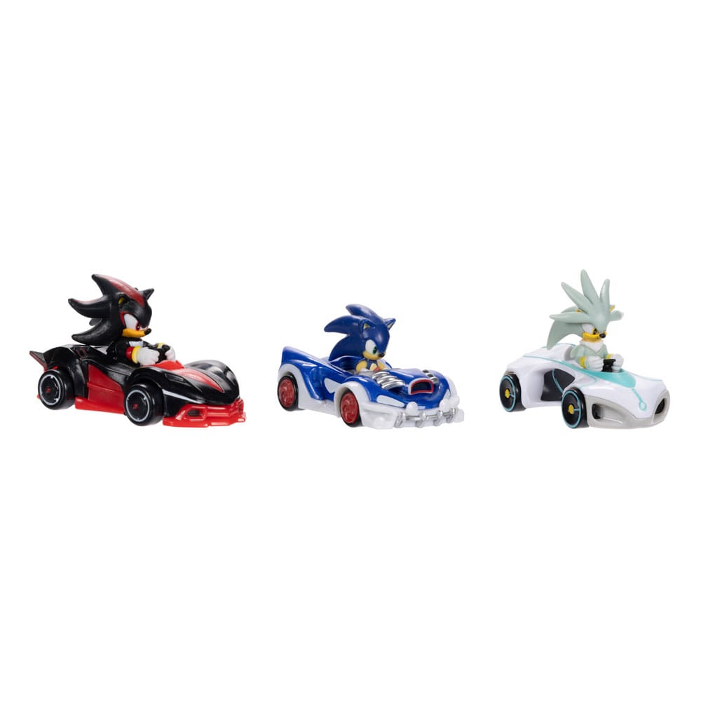 Sonic The Hedgehog Diecast Vehicles 1 64 Scale Wave 7 Assortment 4 Pack