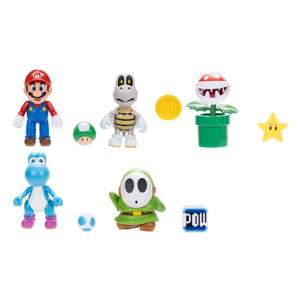 Nintendo Super Mario Wave 40 Mini Figures 10 cm Assortment of 5
