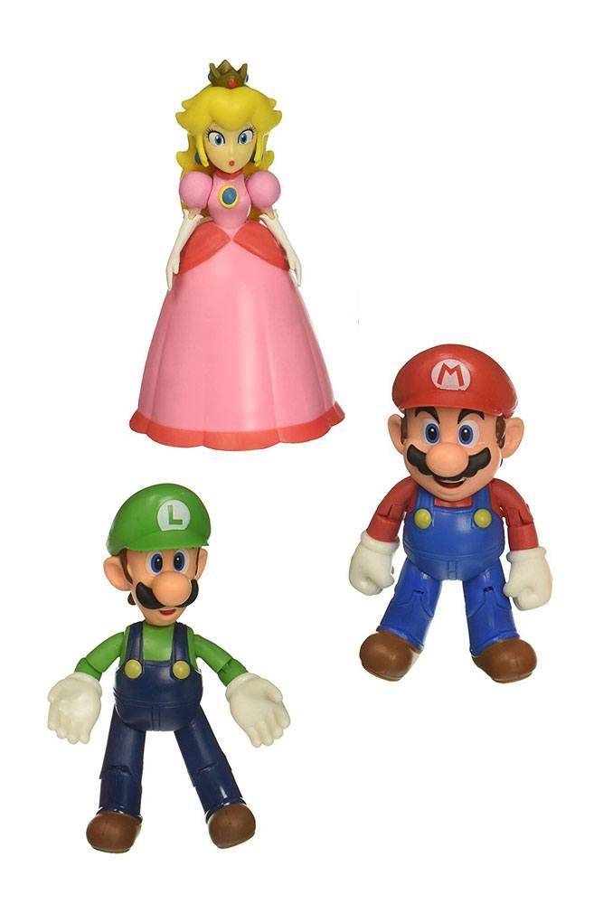 Nintendo Super Mario Mushroom Kingdom 3 Pack Figure 10 cm