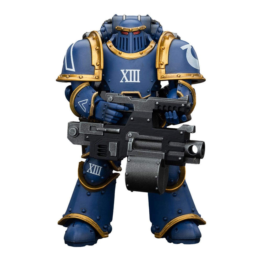 Warhammer Legionary with Heavy Bolter Ultramarines MK Three Tactical Support Squad The Horus Heresy Action Figure 12 cm