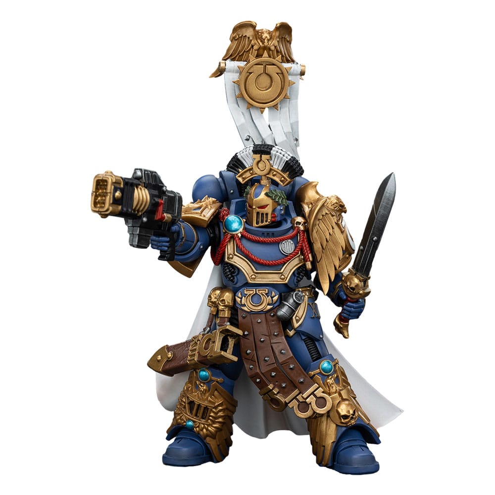 Warhammer Legion Praetor with Power Sword and Volkite Serpenta Ultramarines The Horus Heresy Action Figure 20 cm
