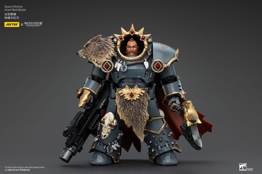 Warhammer Hvarl Red Blade Space Wolves The Horus Heresy Action Figure 14 cm