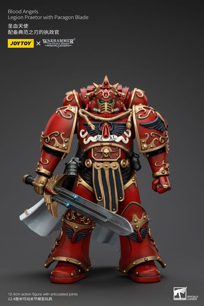 Warhammer Legion Praetor with Paragon Blade Blood Angels The Horus Heresy Action Figure 13 cm