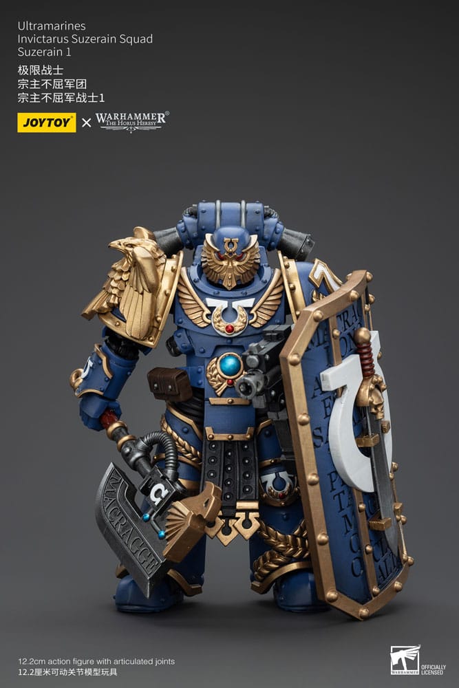 Warhammer Suzerain One Ultramarines Invictarus Suzerain Squad The Horus Heresy Action Figure 12 cm
