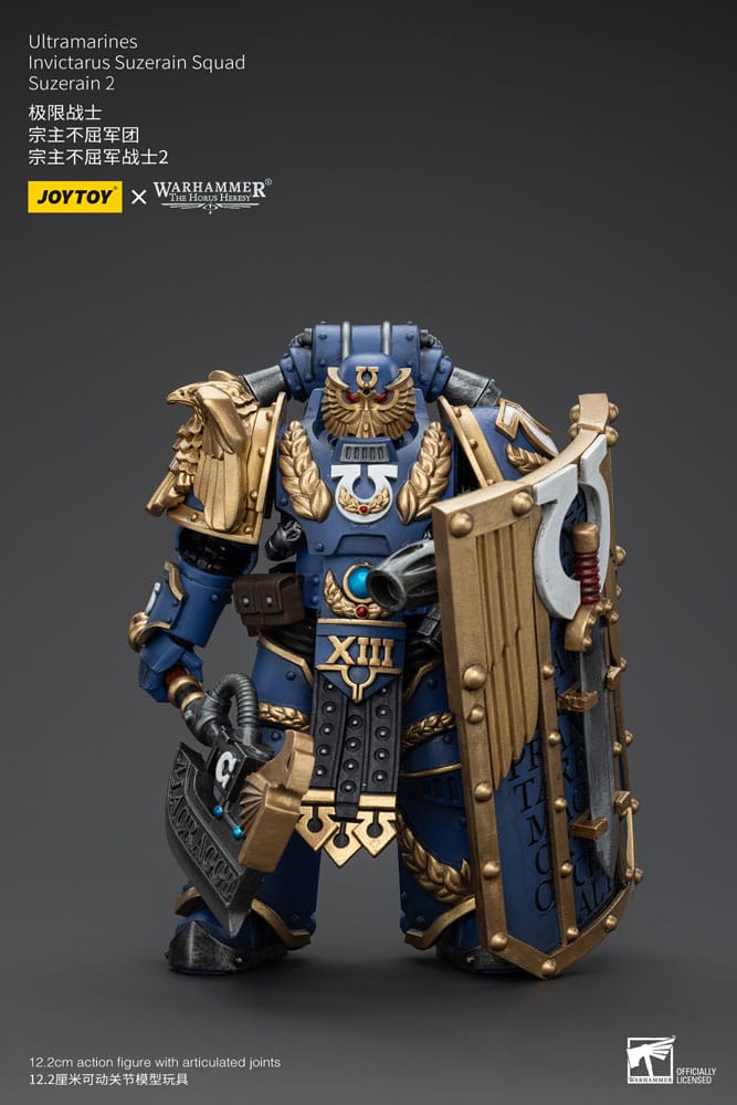 Warhammer Suzerain Two Ultramarines Invictarus Suzerain Squad The Horus Heresy Action Figure 12 cm