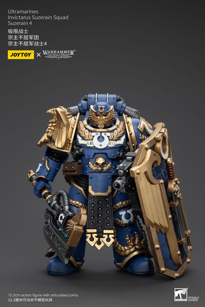 Warhammer Suzerain Four Ultramarines Invictarus Suzerain Squad The Horus Heresy Action Figure 12 cm