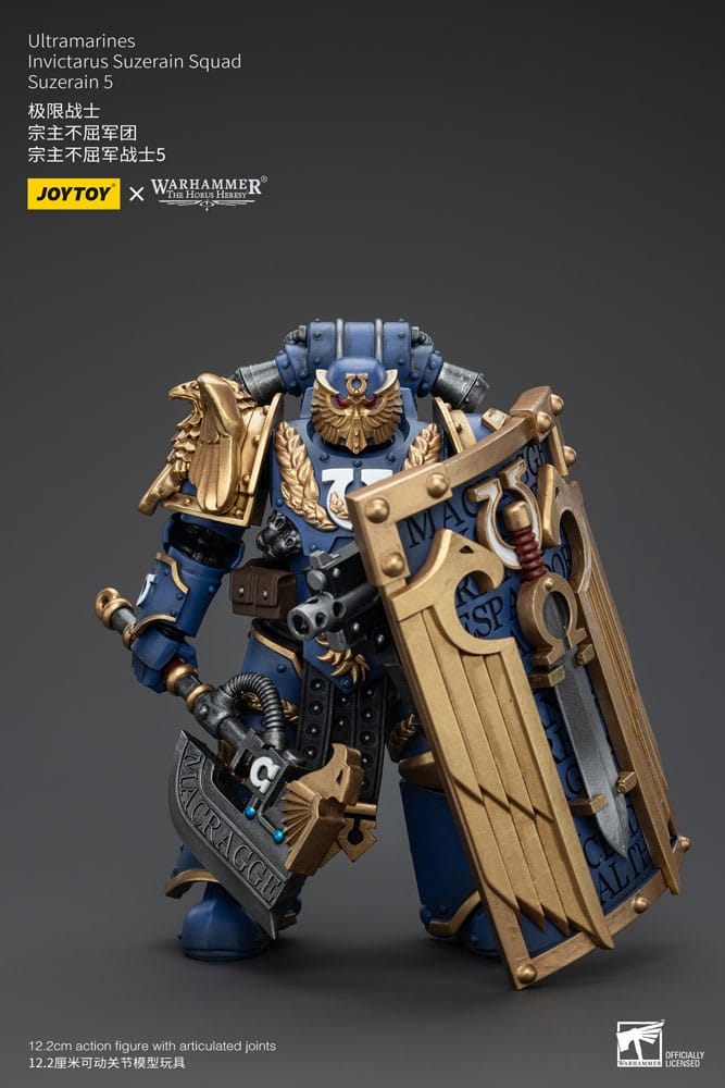 Warhammer Suzerain Five Ultramarines Invictarus Suzerain Squad The Horus Heresy Action Figure 12 cm