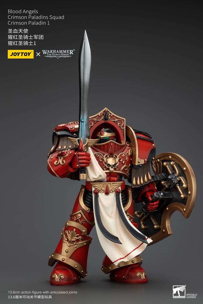 Warhammer Blood Angels Crimson Paladin 1 The Horus Heresy Action Figure 14 cm