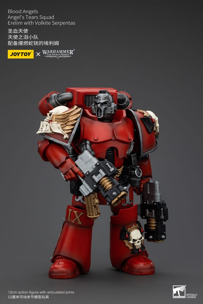 Warhammer Erelim with Volkite Serpentas Blood Angels Angels Tears Squad The Horus Heresy Action Figure 12 cm