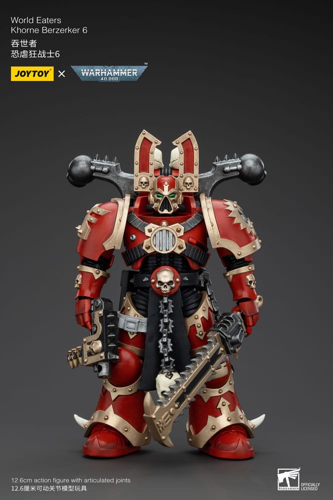 Warhammer Khorne Berzerker Six World Eaters Warhammer 40k Action Figure 13 cm