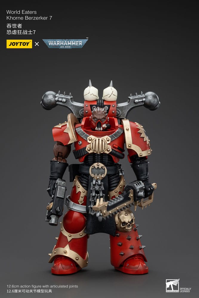 Warhammer Khorne Berzerker Seven World Eaters Warhammer 40k Action Figure 13 cm