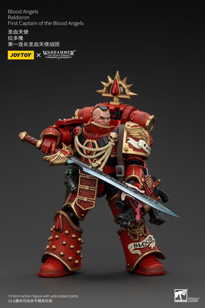 Warhammer Raldoron First Captain Blood Angels The Horus Heresy Action Figure 13 cm