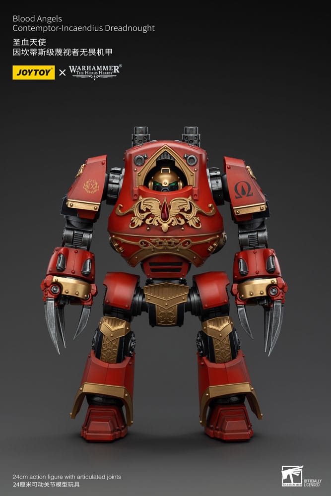 Warhammer Contemptor Incaendius Blood Angels The Horus Heresy Action Figure 24 cm