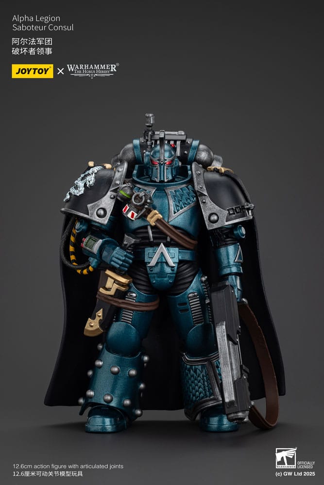Warhammer Alpha Legion Saboteur Consul The Horus Heresy Action Figure 20 cm