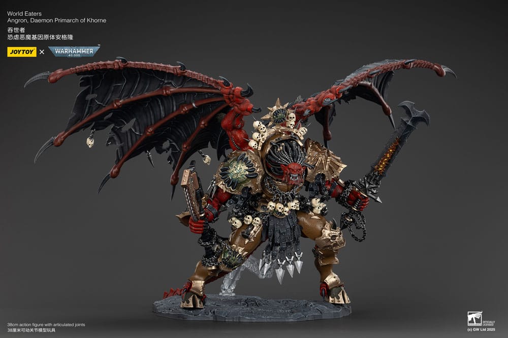 Warhammer Angron Daemon Primarch of Khorne World Eaters 40k Action Figure 48 cm