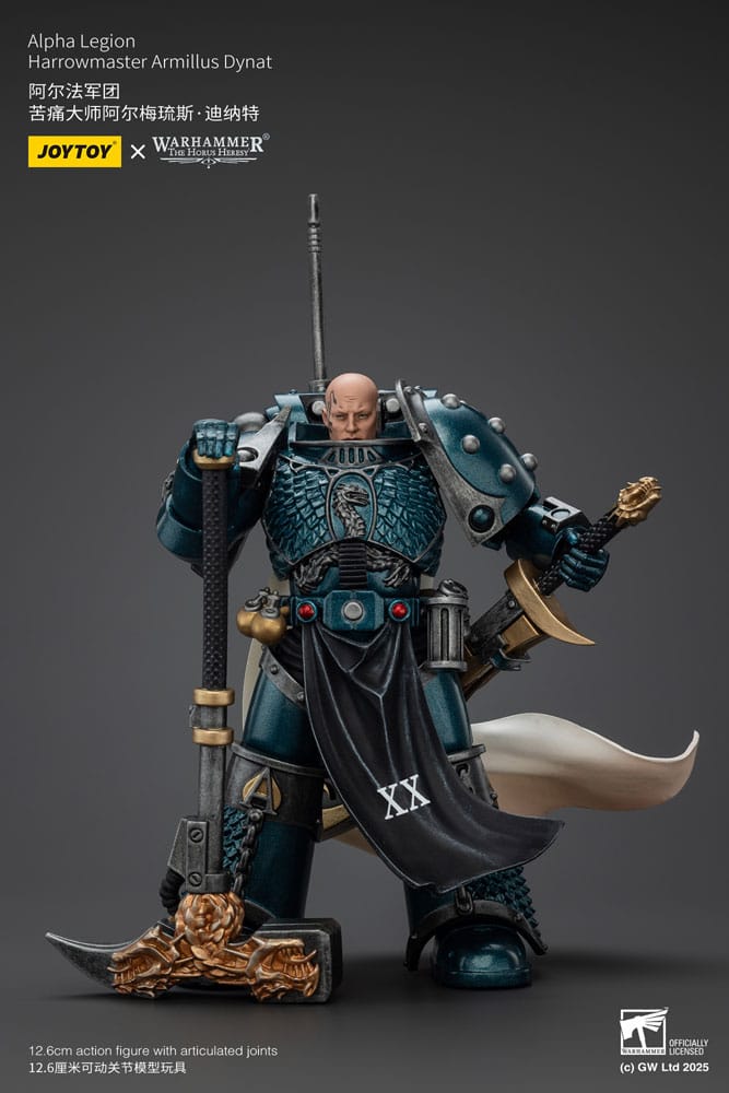 Warhammer The Horus Heresy Alpha Legion Harrowmaster Armillus Dynat Action Figure 20 cm