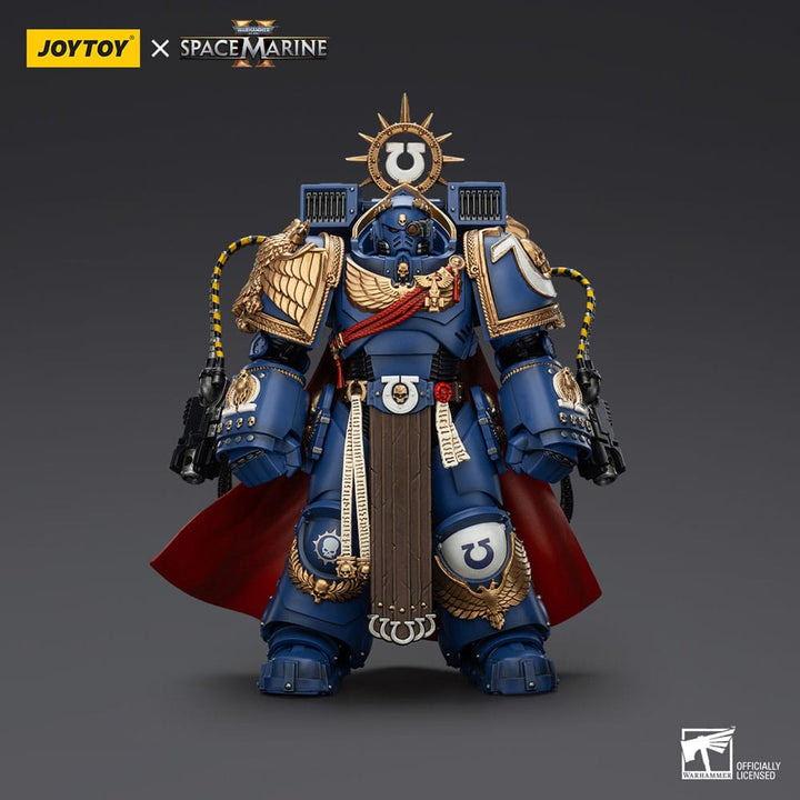 Warhammer 40k Ultramarines Marneus Calgar Chapter Master with MKX Gravis Armour and Gauntlets of Ultramar Action Figure