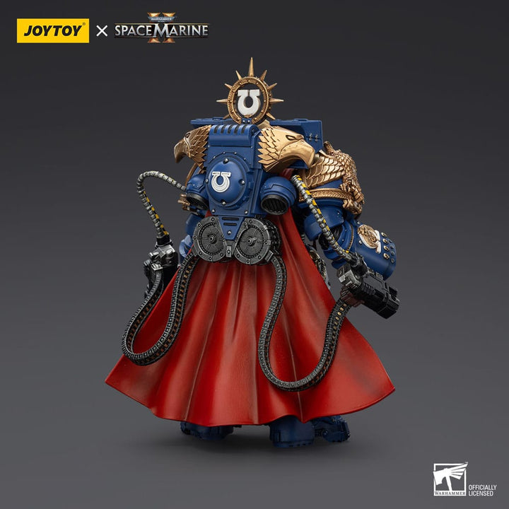 Warhammer 40k Ultramarines Marneus Calgar Chapter Master with MKX Gravis Armour and Gauntlets of Ultramar Action Figure
